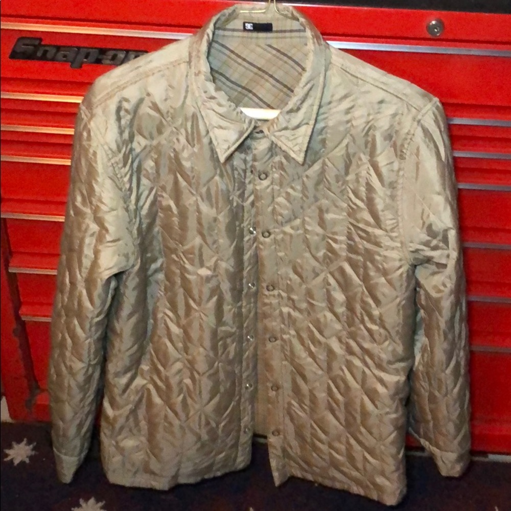 DC button up jacket Reversible